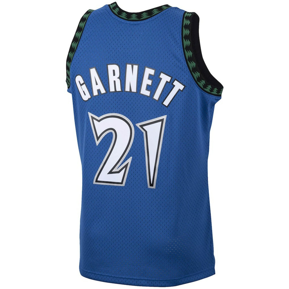 Mitchell & Ness - Kevin Garnett Minnesota Timberwolves 2003/04 Hardwood Classics Swingman Jersey - Blue