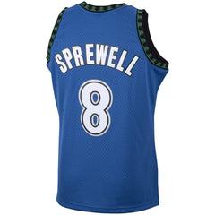 Mitchell & Ness - Latrell Sprewell Minnesota Timberwolves 2003/04 Hardwood Classics Swingman Jersey - Blue