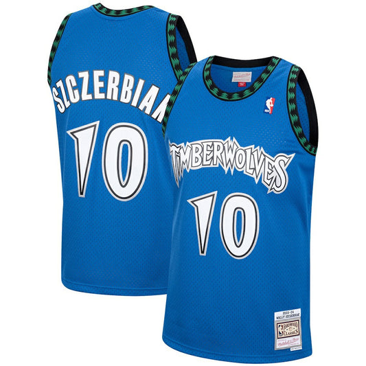 Wally Szczerbiak Minnesota Timberwolves 2003/04 Hardwood Classics Swingman Jersey - Blue | NBA Jerseys