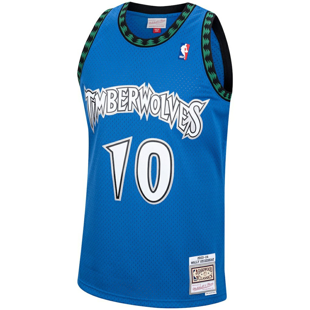 Mitchell & Ness - Wally Szczerbiak Minnesota Timberwolves 2003/04 Hardwood Classics Swingman Jersey - Blue