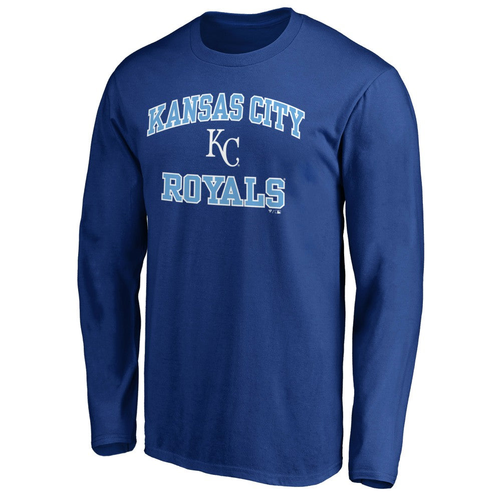 Men's Royal Kansas City Royals Team Heart & Soul Long Sleeve T-Shirt for sale