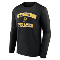 Men's Black Pittsburgh Pirates Team Heart & Soul Long Sleeve T-Shirt Near Me