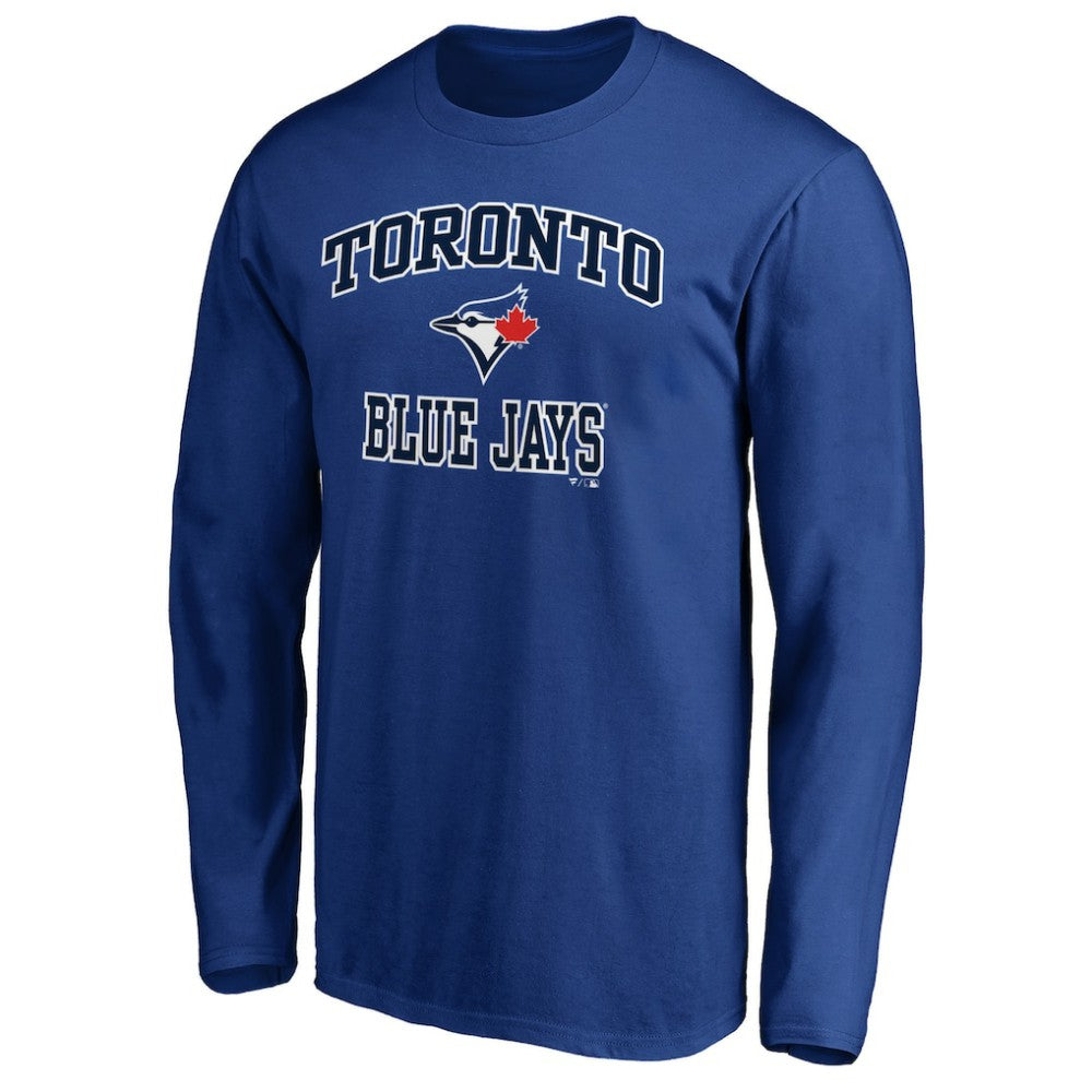 Men's Royal Toronto Blue Jays Team Heart & Soul Long Sleeve T-Shirt Clearance
