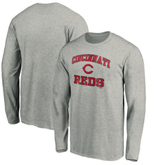 Cincinnati Reds Team Heart & Soul Long Sleeve T-Shirt On Sale