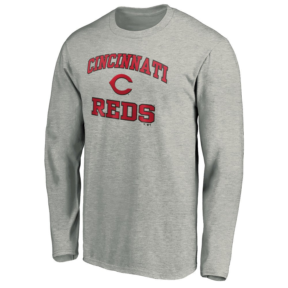 Cincinnati Reds Team Heart & Soul Long Sleeve T-Shirt On Sale
