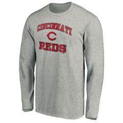 Cincinnati Reds Team Heart & Soul Long Sleeve T-Shirt On Sale