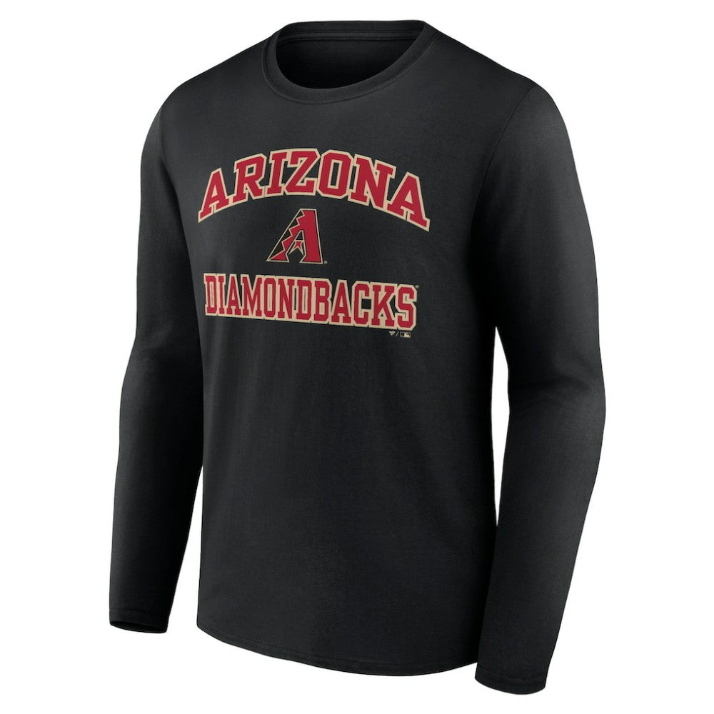 Men's Black Arizona Diamondbacks Team Heart & Soul Long Sleeve T-Shirt On Sale