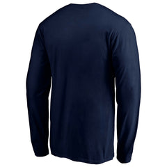 Men's Navy Los Angeles Angels Team Heart & Soul Long Sleeve T-Shirt Online