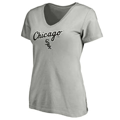 Chicago White Sox Fanatics Women's Team Logo Lockup V-Neck T-Shirt Online