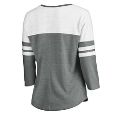 San Diego Padres Fanatics Women's Official Wordmark 3/4 Sleeve V-Neck T-Shirt Sale