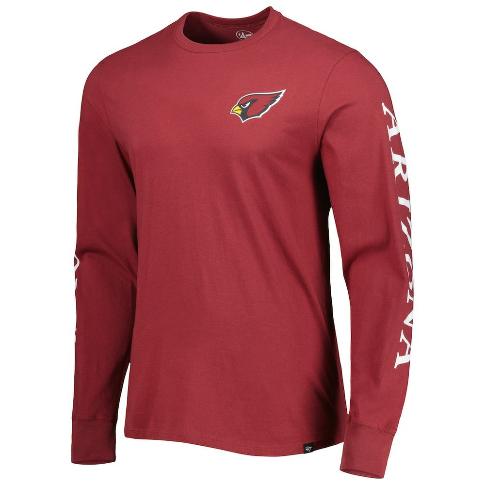 Arizona Cardinals '47 Triple Threat Franklin Long Sleeve T-Shirt Cardinal - 47 brand