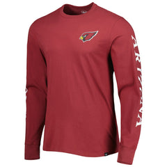 Arizona Cardinals '47 Triple Threat Franklin Long Sleeve T-Shirt Cardinal - 47 brand