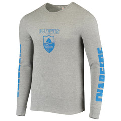 Los Angeles Chargers Junk Food Heavyweight Thermal Long Sleeve T-Shirt Heathered Gray - NFL