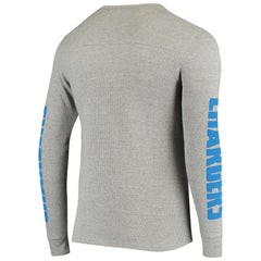 Los Angeles Chargers Junk Food Heavyweight Thermal Long Sleeve T-Shirt Heathered Gray - NFL
