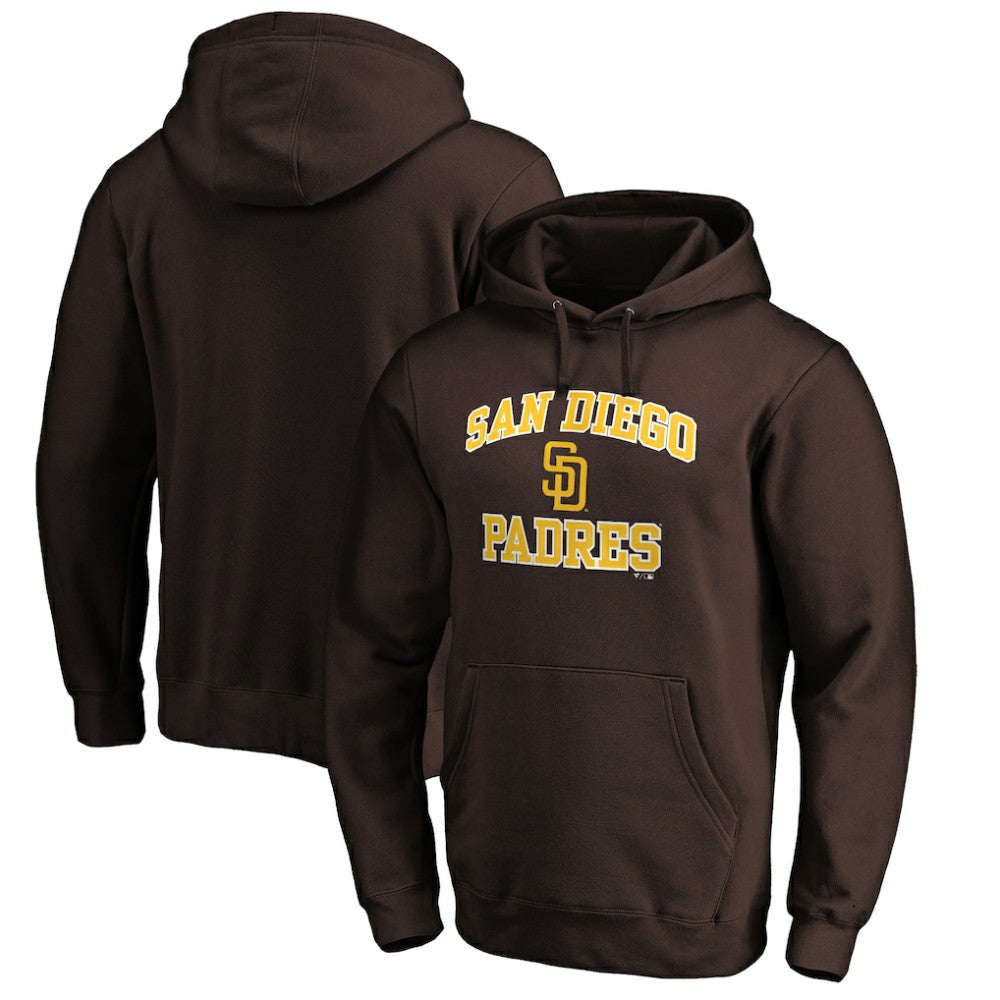 San Diego Padres Fanatics MTO Label Heart & Soul Pullover Hoodie Sale