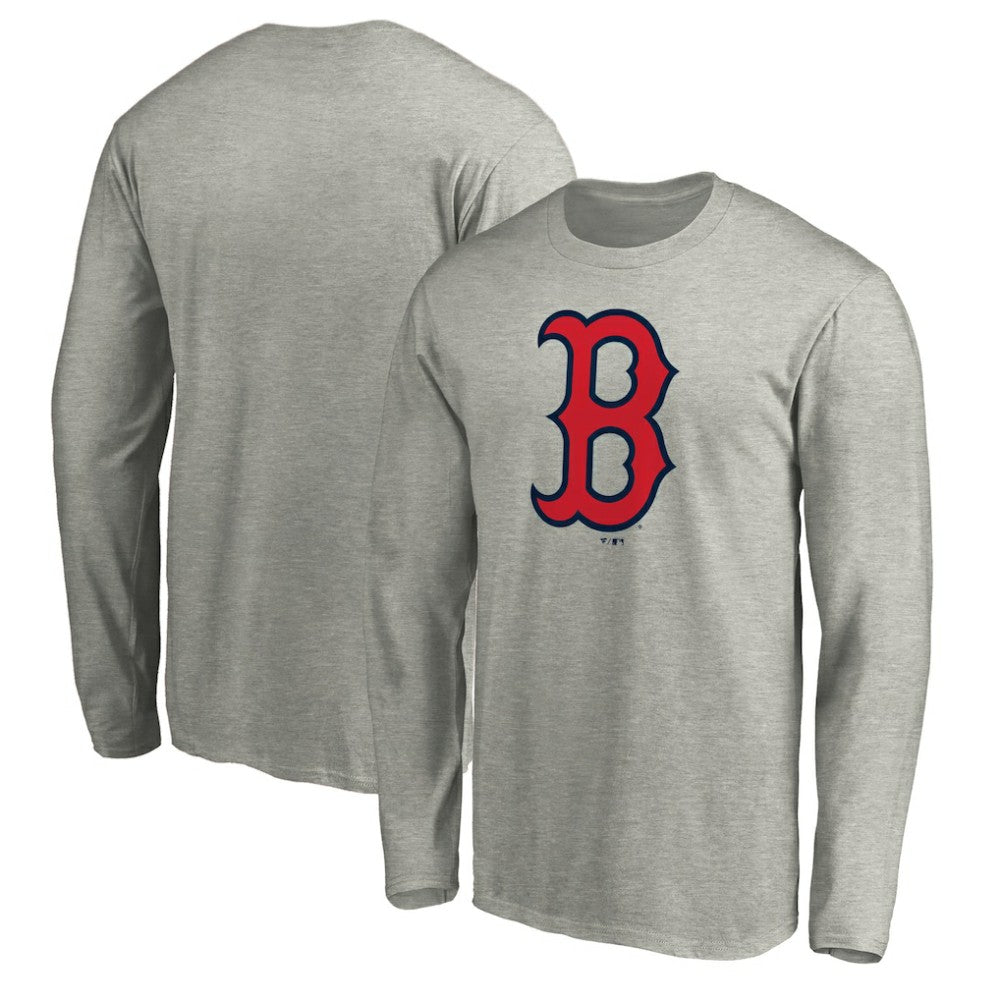 Boston Red Sox Official Team Logo Long Sleeve T-Shirt discount