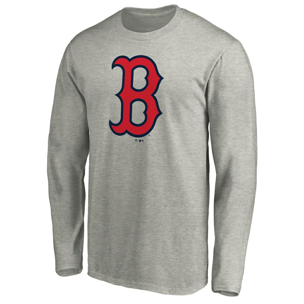 Boston Red Sox Official Team Logo Long Sleeve T-Shirt discount