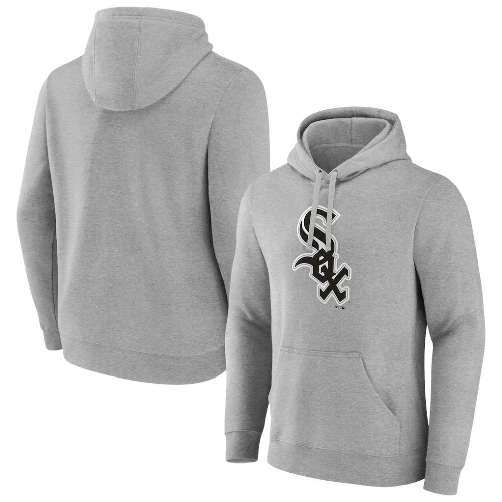 Chicago White Sox Official Logo Fitted Pullover Hoodie Lifestyle