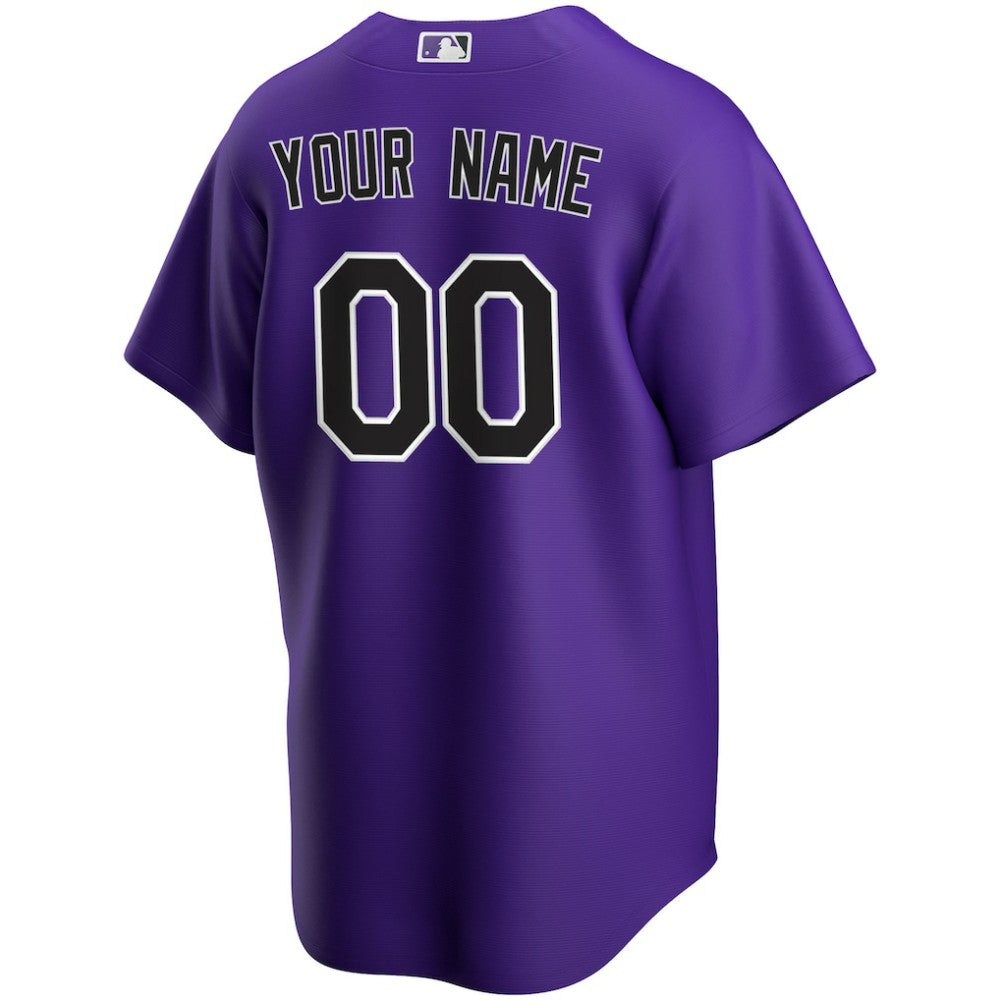 Colorado Rockies Nike Alternate Replica Custom Jersey discount