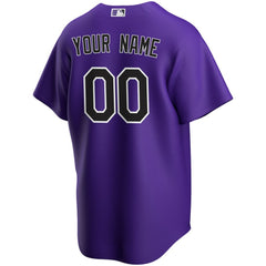Colorado Rockies Nike Alternate Replica Custom Jersey discount