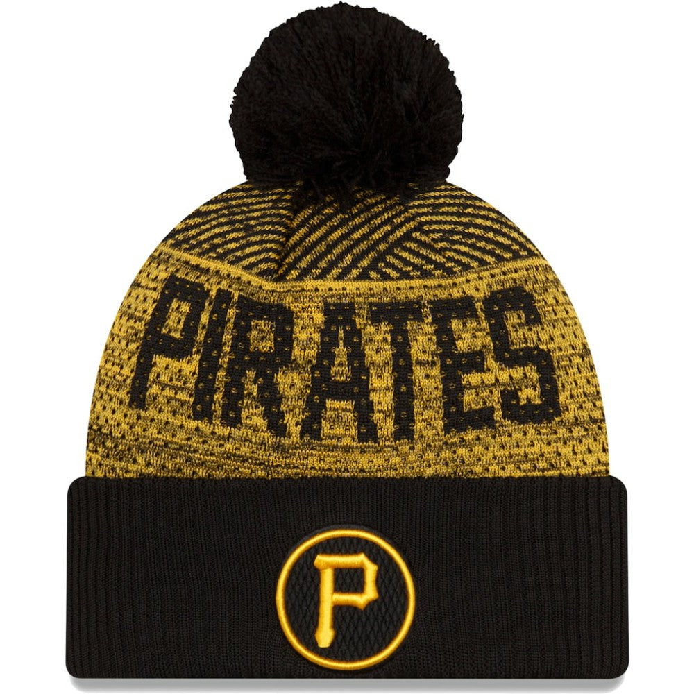 Pittsburgh Pirates New Era Authentic Collection Sport Cuffed Knit Hat with Pom Lifestyle