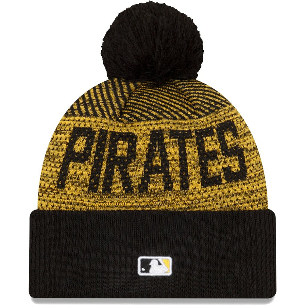 Pittsburgh Pirates New Era Authentic Collection Sport Cuffed Knit Hat with Pom Lifestyle
