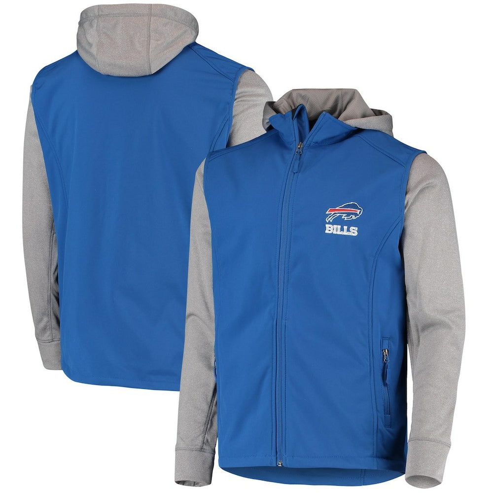 Buffalo Bills Dunbrooke Alpha Full-Zip Jacket Royal/Gray - NFL