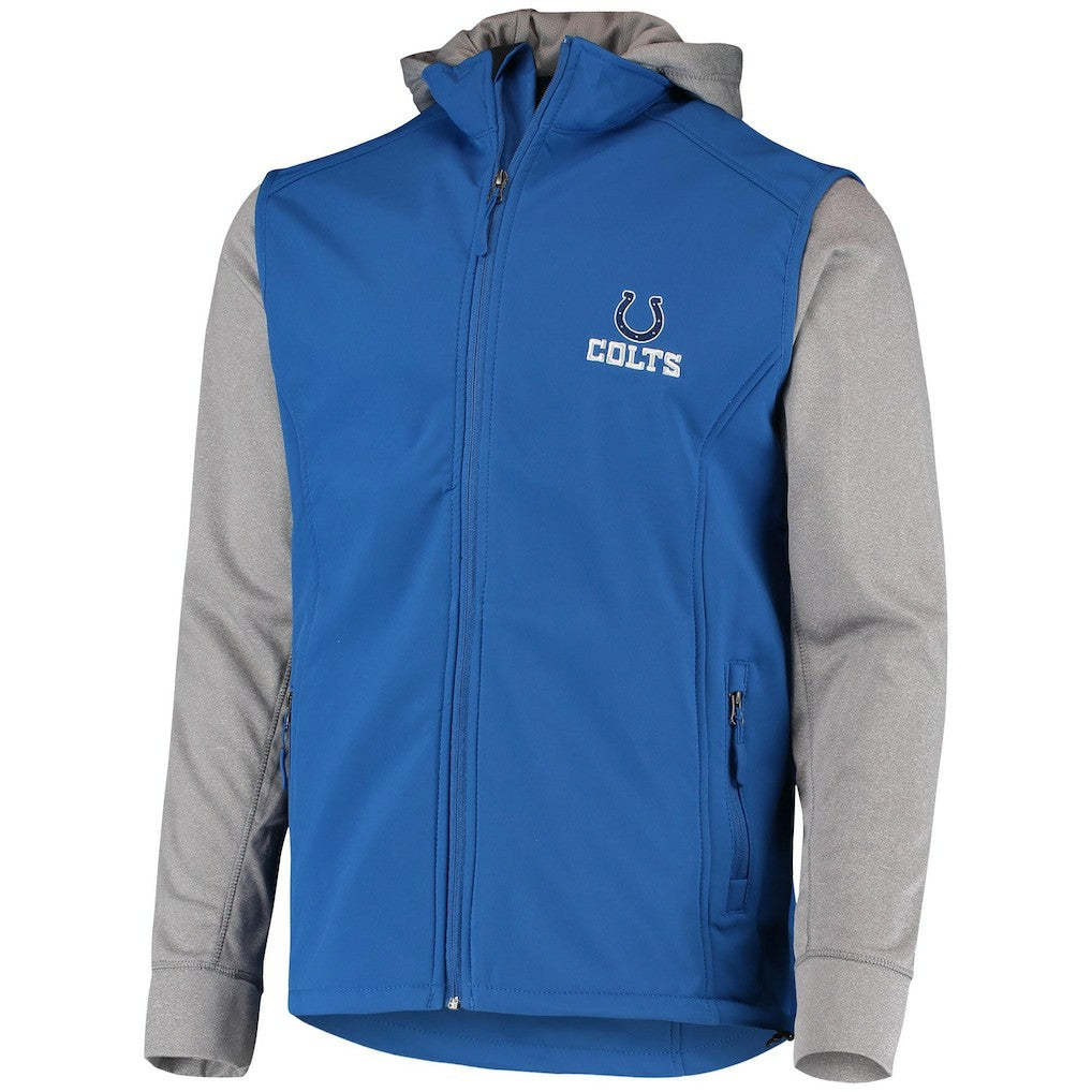 Indianapolis Colts Dunbrooke Alpha Full-Zip Jacket Royal/Gray - NFL
