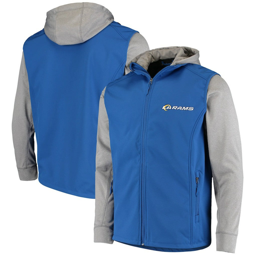 Los Angeles Rams Dunbrooke Alpha Full-Zip Jacket Royal/Gray - NFL
