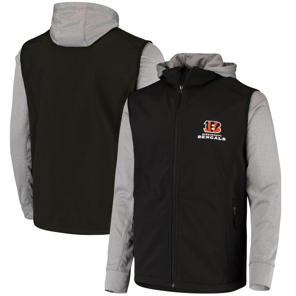 Cincinnati Bengals Dunbrooke Alpha Full-Zip Jacket Black/Gray - NFL
