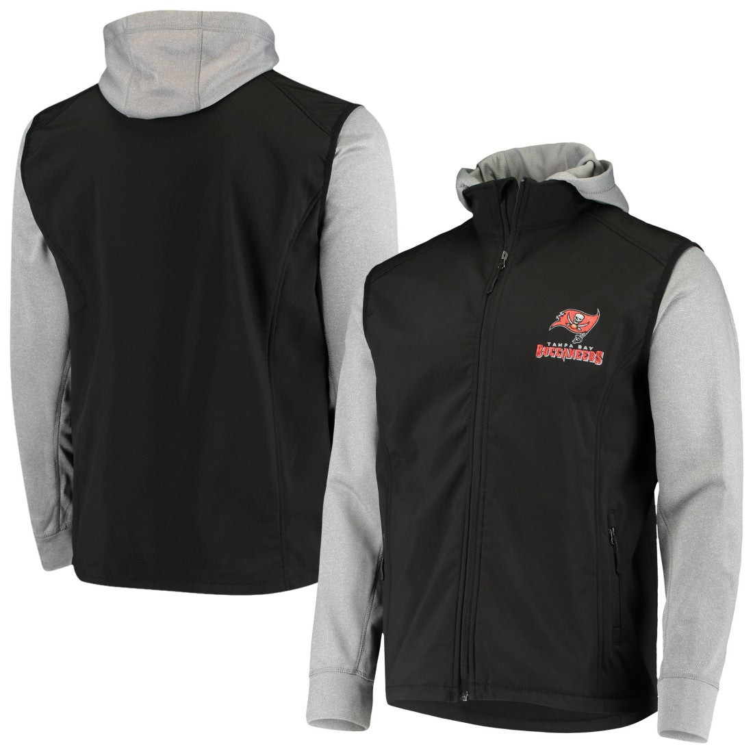Tampa Bay Buccaneers Dunbrooke Alpha Full-Zip Jacket Black/Gray - NFL