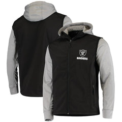 Las Vegas Raiders Dunbrooke Alpha Full-Zip Jacket Black/Gray - NFL