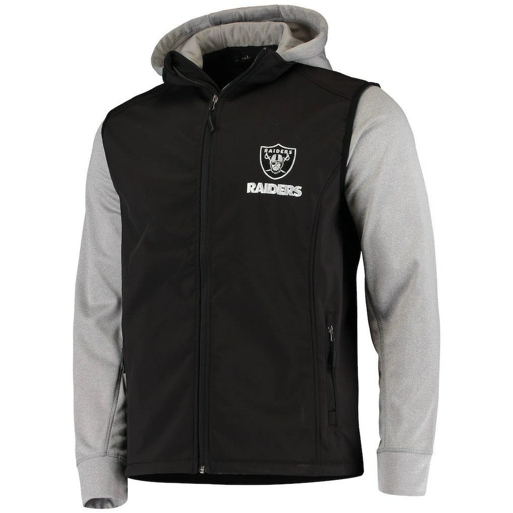Las Vegas Raiders Dunbrooke Alpha Full-Zip Jacket Black/Gray - NFL