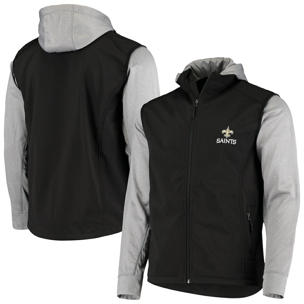 New Orleans Saints Dunbrooke Alpha Full-Zip Jacket Black/Gray - NFL
