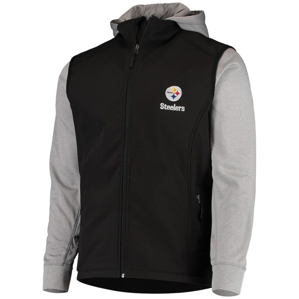 Pittsburgh Steelers Dunbrooke Alpha Full-Zip Jacket Black/Gray - NFL