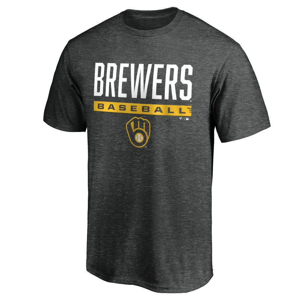 Milwaukee Brewers Win Stripe Logo T-Shirt Sale