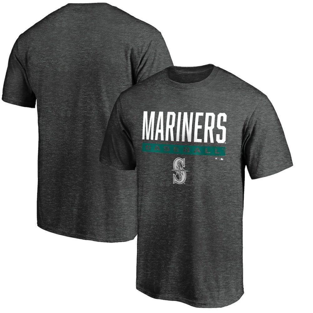 Seattle Mariners Win Stripe Logo T-Shirt discount