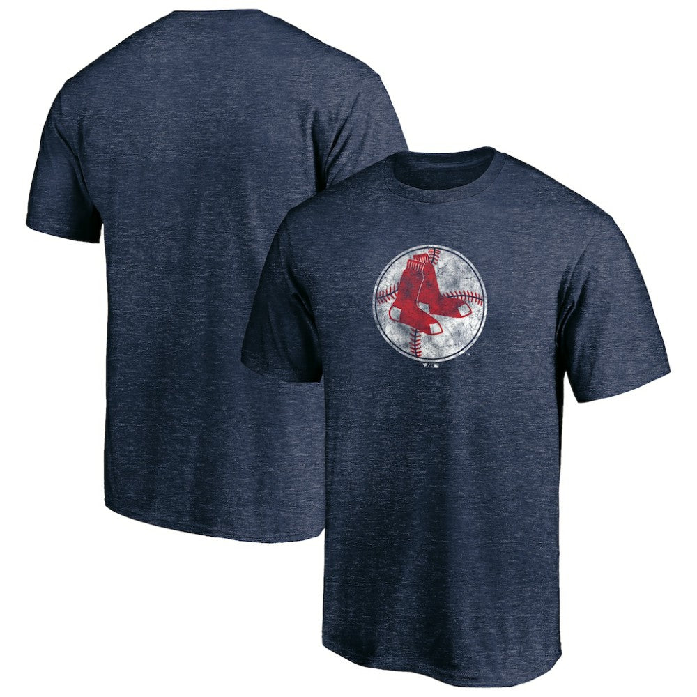 Boston Red Sox Cooperstown Collection True Classics Throwback Logo Tri-Blend T-Shirt On Sale