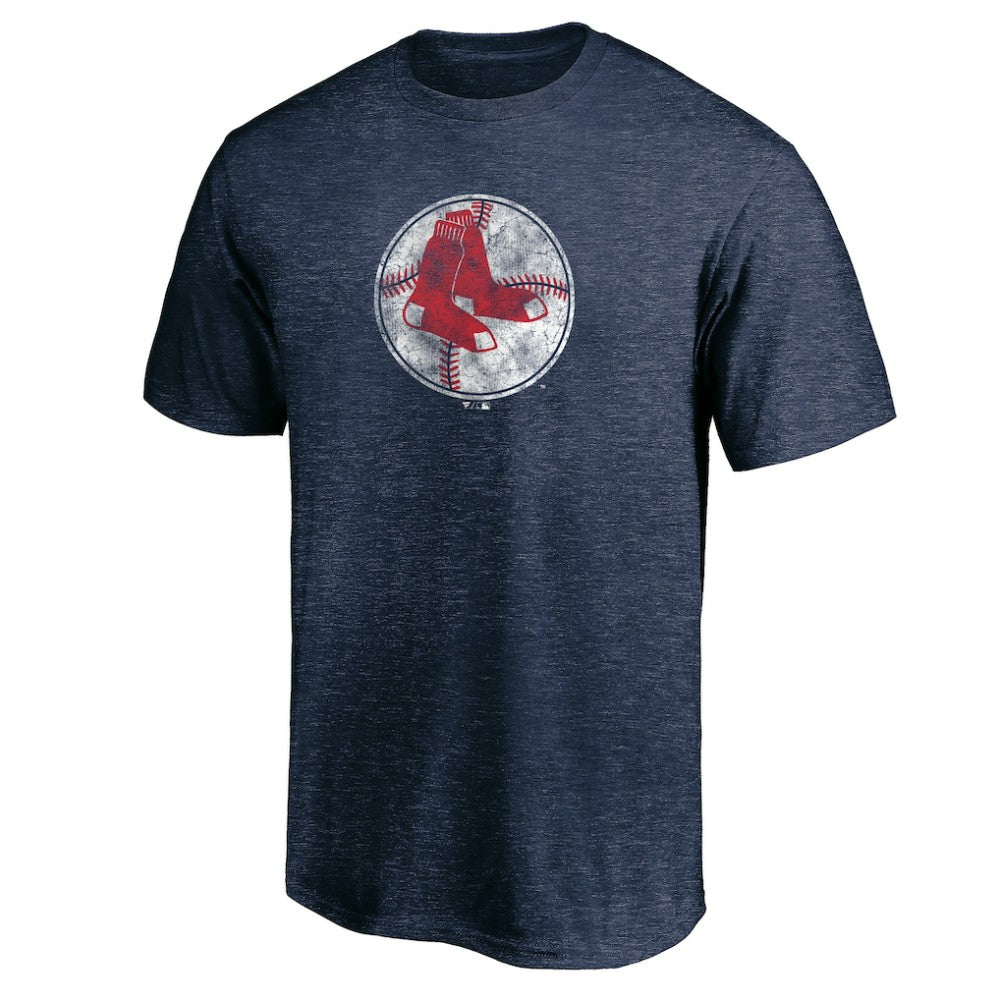 Boston Red Sox Cooperstown Collection True Classics Throwback Logo Tri-Blend T-Shirt On Sale