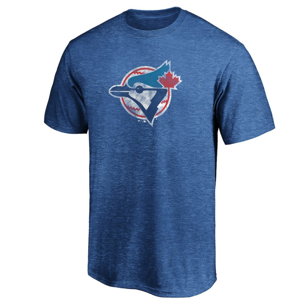 Toronto Blue Jays Cooperstown Collection True Classics Throwback Logo Tri-Blend T-Shirt On Sale