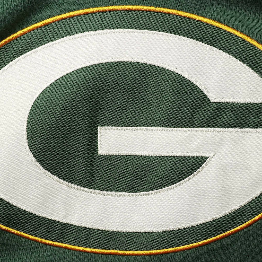 Green Bay Packers '47 Lacer V-Neck Pullover Hoodie Green/Gold - 47 brand