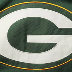 Green Bay Packers '47 Lacer V-Neck Pullover Hoodie Green/Gold - 47 brand