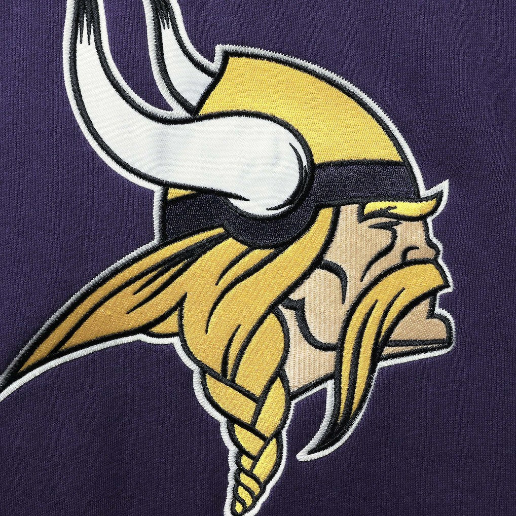 Minnesota Vikings '47 Lacer V-Neck Pullover Hoodie Purple/Gold - 47 brand