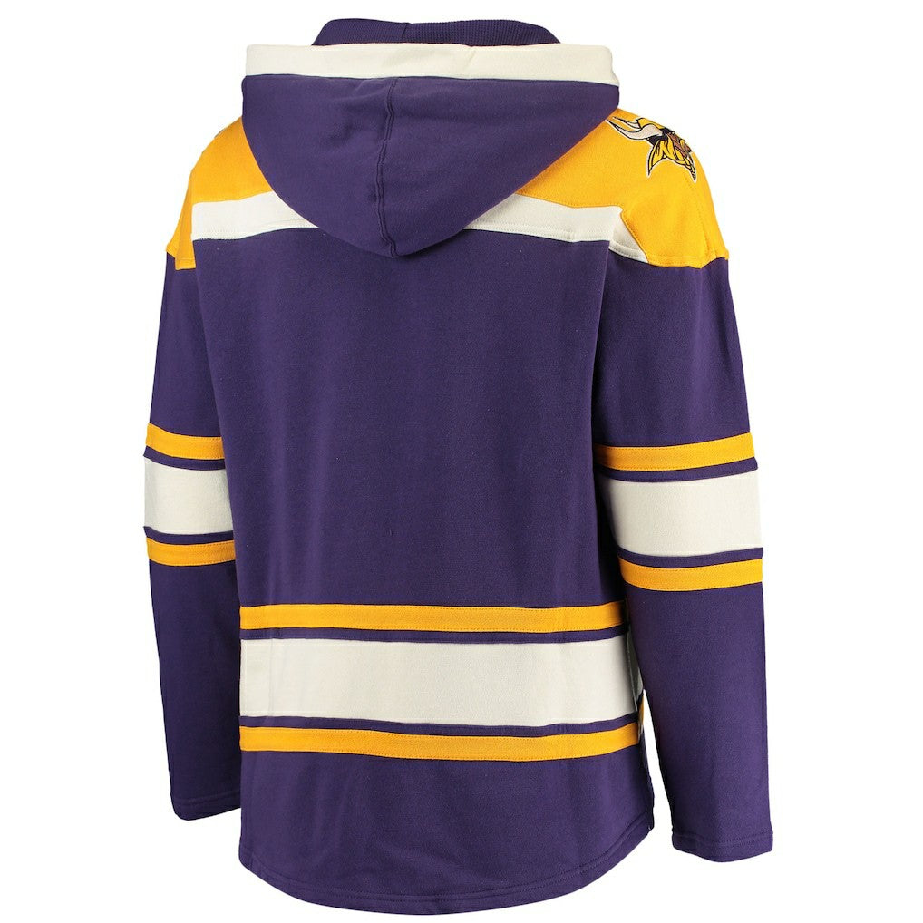 Minnesota Vikings '47 Lacer V-Neck Pullover Hoodie Purple/Gold - 47 brand