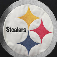 Pittsburgh Steelers '47 Lacer V-Neck Pullover Hoodie Black/Gold - 47 brand