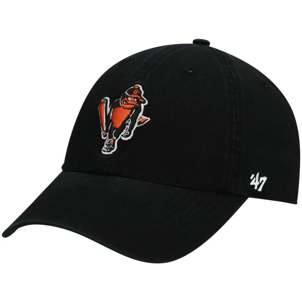 Baltimore Orioles '47 Logo Cooperstown Collection Clean Up Adjustable Hat Lifestyle