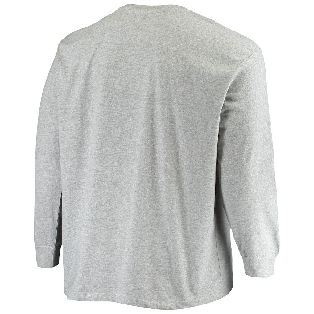Los Angeles Rams Big & Tall Practice Long Sleeve T-Shirt Heathered Gray - Fanatics