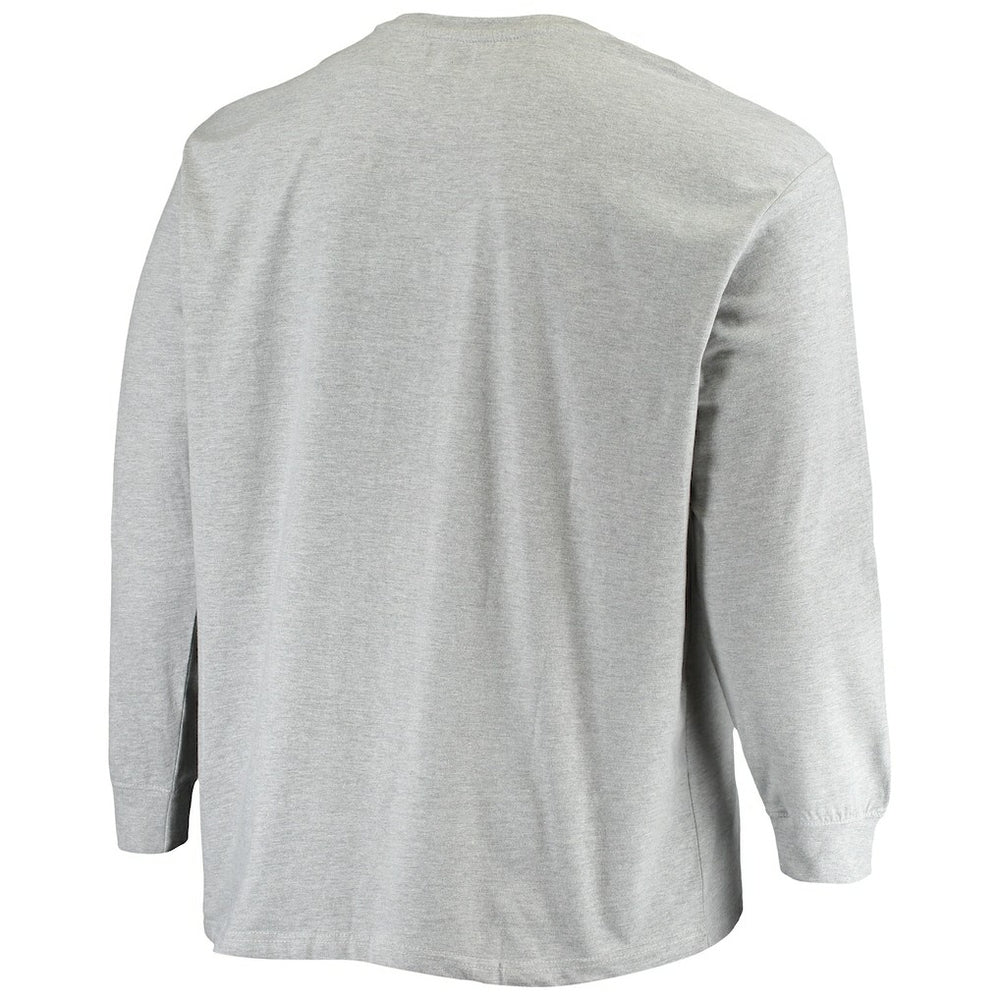 Los Angeles Rams Big & Tall Practice Long Sleeve T-Shirt Heathered Gray - Fanatics