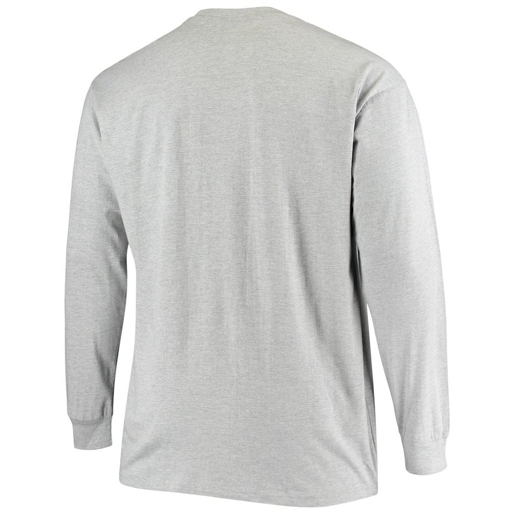 New Orleans Saints Big & Tall Practice Long Sleeve T-Shirt Heathered Gray - Fanatics