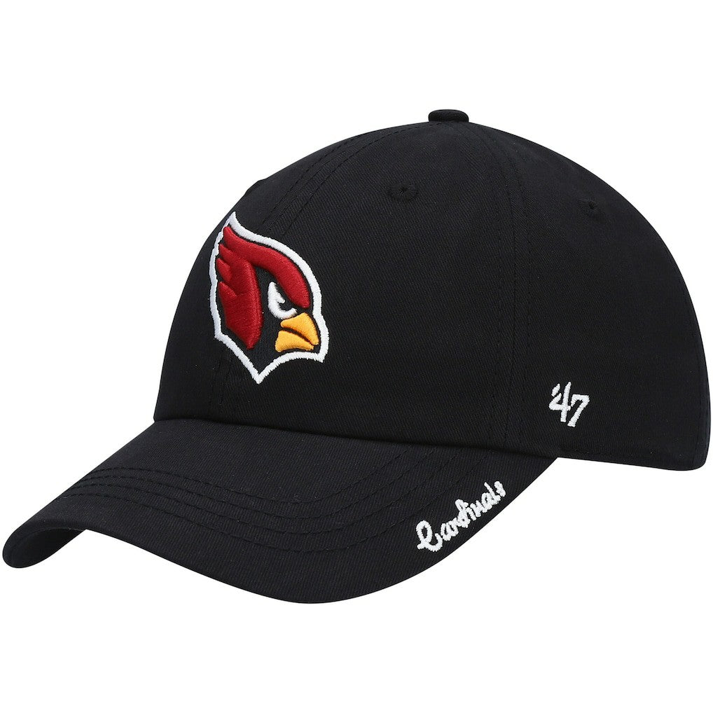 Arizona Cardinals '47 Women's Miata Clean Up Primary Adjustable Hat Black - 47 brand